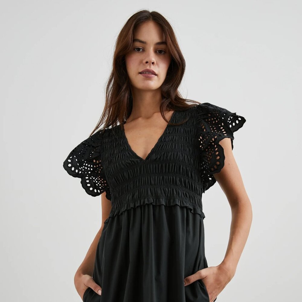 Rails Clementine Black Dress Size Small